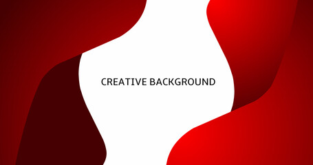 Red Creative Background Vector Design 