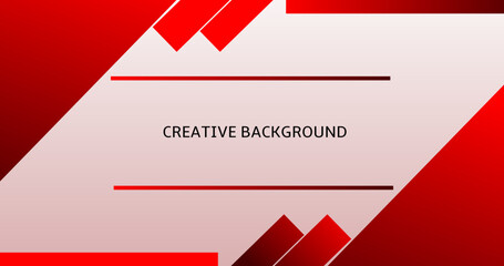 Red Creative Background Vector Design 