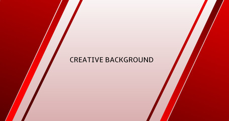Red Creative Background Vector Design 