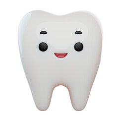 Teeth, Character 3d rendering