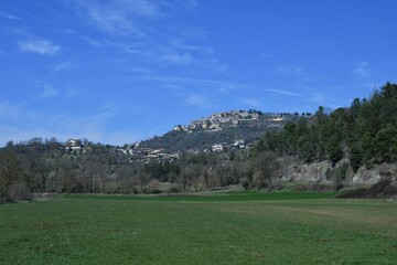 The medieval village of Fumone, Italy.