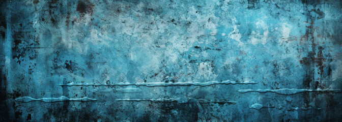 abstract grunge texture background with blue and black color. Generative Ai