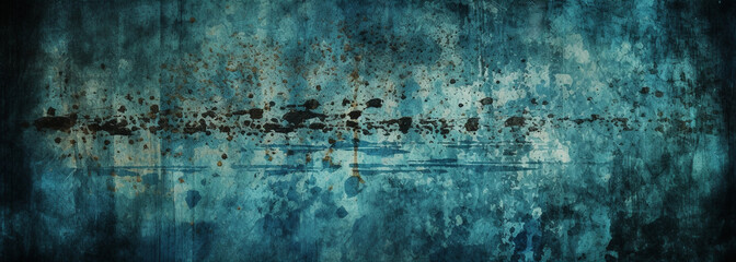 Obraz premium abstract blue water with ripples and scratches. Generative Ai