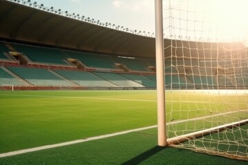 Fototapeta premium soccer field , ai generative