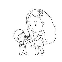 Mother's Day vector illustration 