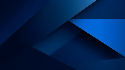 Dark blue abstract modern background for design. Geometric shape. Triangles, diagonal lines. Gradient.