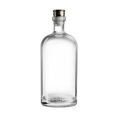 empty bottle isolated transparent background - obrazy, fototapety, plakaty