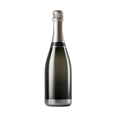 champagne bottle isolated transparent background