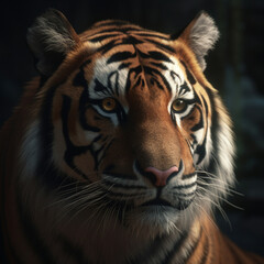 Preciosa imagen de vivos colores de tus compañeros mas fieles, los animales, disfruta de ella y de su tierna mirada