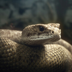 Obraz premium Preciosa imagen de vivos colores de tus compañeros mas fieles, los animales, disfruta de ella y de su tierna mirada