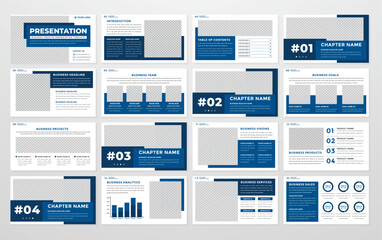 minimalist presentation template with modern concept and minimalist layout use for business profile and product catalog