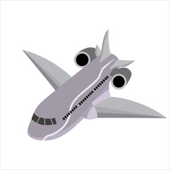 Illustration of airplane.Booking service or travel agency sign.Flight tickets.Jet plane  airplanes travel and vacation aircraft. Flight plane, airplane trip to airport or airline transportation.Vector