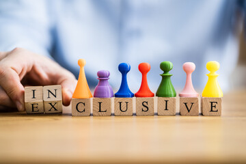 Inclusive Diversity LGBT Colors. Diversity