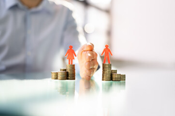 Separating Money Stack In Divorce