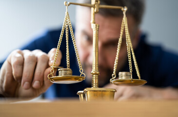 Money Coins Balance, Compare And Protection