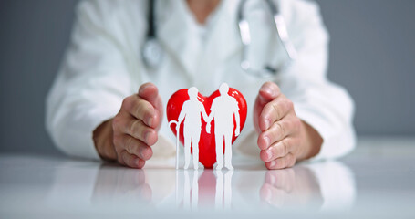 Health And Life Insurance. Heart Protected