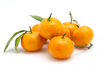 Fototapeta na wymiar tangerines in a basket