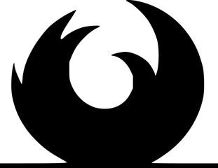 black fire icon