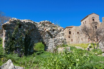 Byzantine castle state of Mystras, Greece
Medieval Art. Medieval architecture.