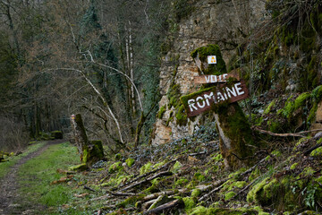 Château Chalon, commune classée  parmi les plus beaux villages de France
