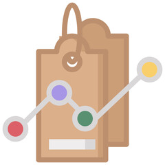price line icon,linear,outline,graphic,illustration
