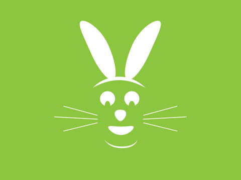 Easter rabbit.Easter background.