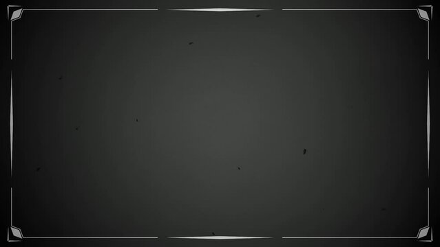 Silent film style with retro frame. A re-created film frame from the silent movies era with noise and film damage.