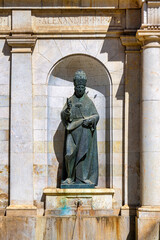 Medieval Plaza Colegio del Patriarca, Valencia, Spain. A heritage landmark in the city. 