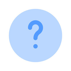 question duotone icon