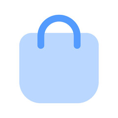 shopping bag duotone icon