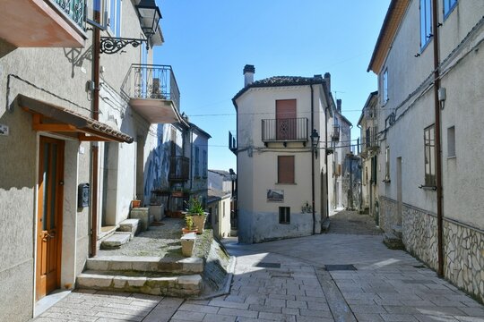 The Molise village of Civitacampomarano, Italy.