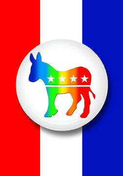  American Trans  gender gay pride Donkey.