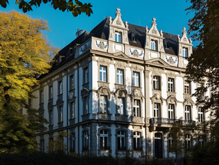 Fototapeta na wymiar Beautiful Old Building in Germany - generative AI