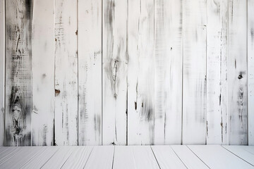 White Wooden Board with Pattern on Background