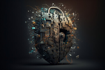 cybercrime - it-security - illustration - concept art