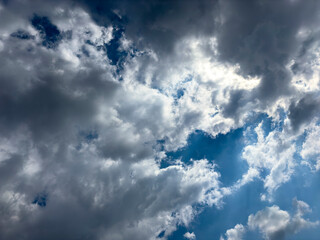 Fototapeta premium Cloud in the blue sky