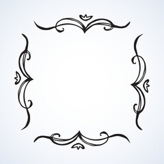 Vignette. Vector drawing