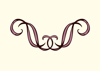 Vignette. Vector drawing