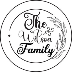 The Wilson Family svg