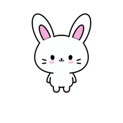 Obraz na płótnie Canvas Rabbit bunny cute