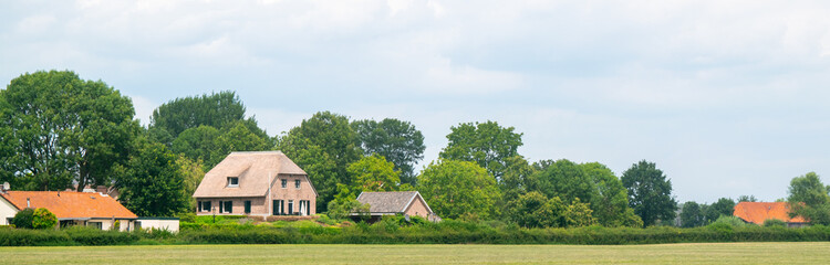 Fototapeta na wymiar Small Dutch village in Gelderland, Europe