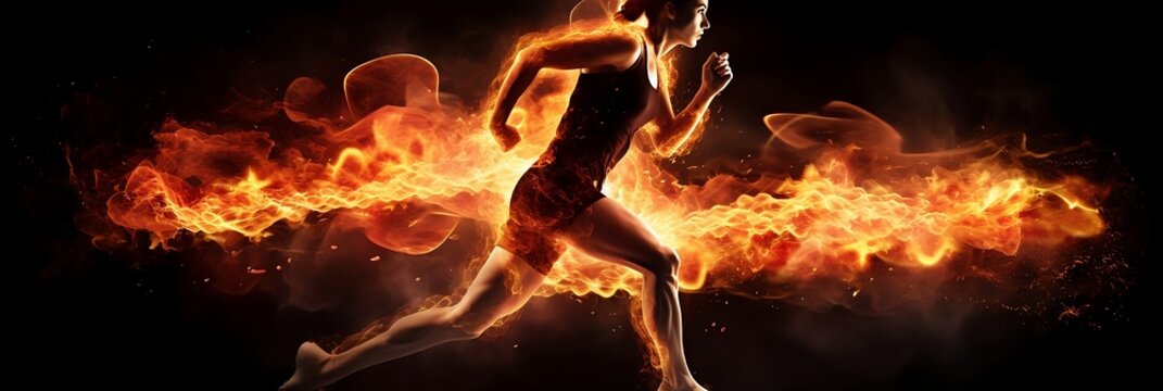 Sport Runner  Fire and energy