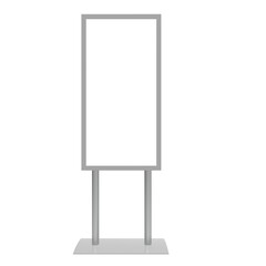 Gray Isolated Blank blackboard for template mockup 3d illustration