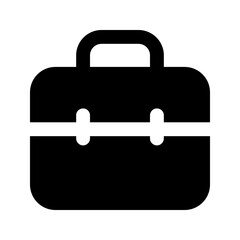 briefcase glyph icon