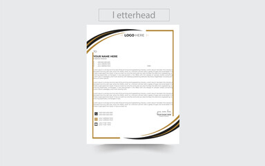 professional creative letterhead template design for your business .