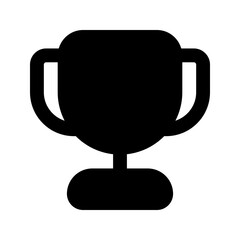 trophy glyph icon