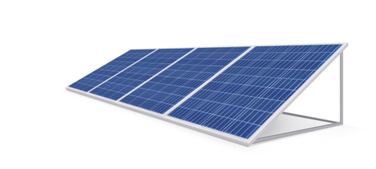 Solar panels (solar cell) in solar farm with sun lighting to create the clean electric power PNG transparent