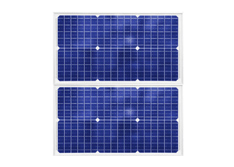 Solar panels (solar cell) in solar farm with sun lighting to create the clean electric power PNG...