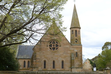 A view of an old church