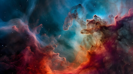 Fototapeta na wymiar Beautiful Nebula Cloud